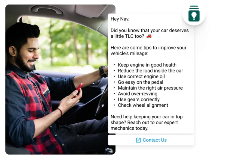 Educate customers