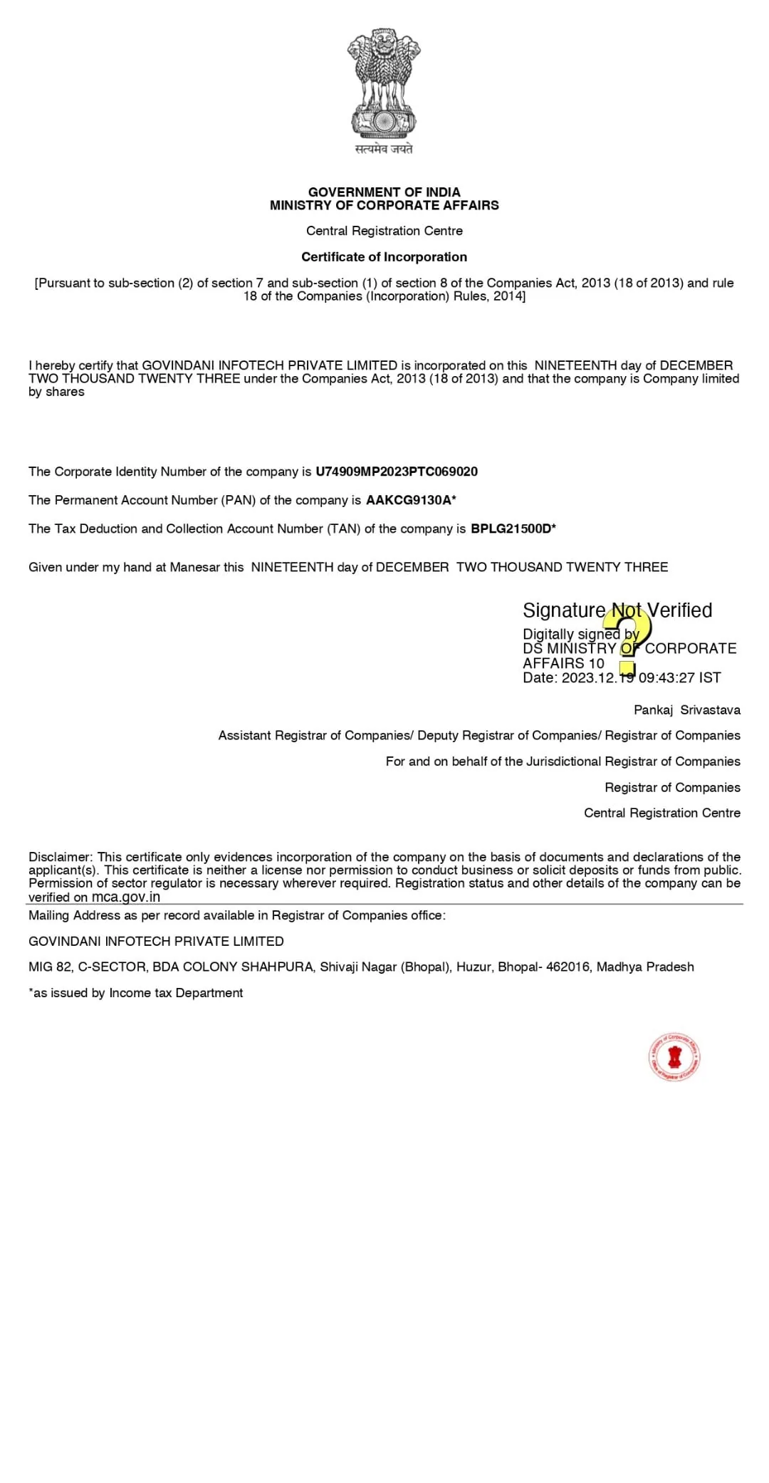 GST Registered