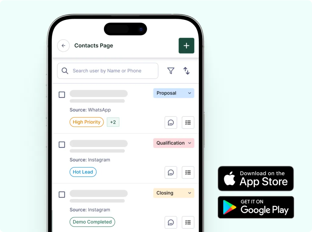 Mobile CRM App